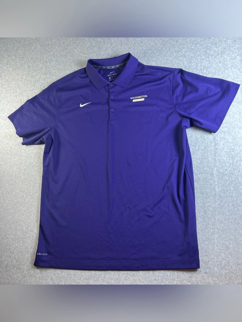 Washington huskies alumni Nike dri fit performance polo shirt men’s 2xl new